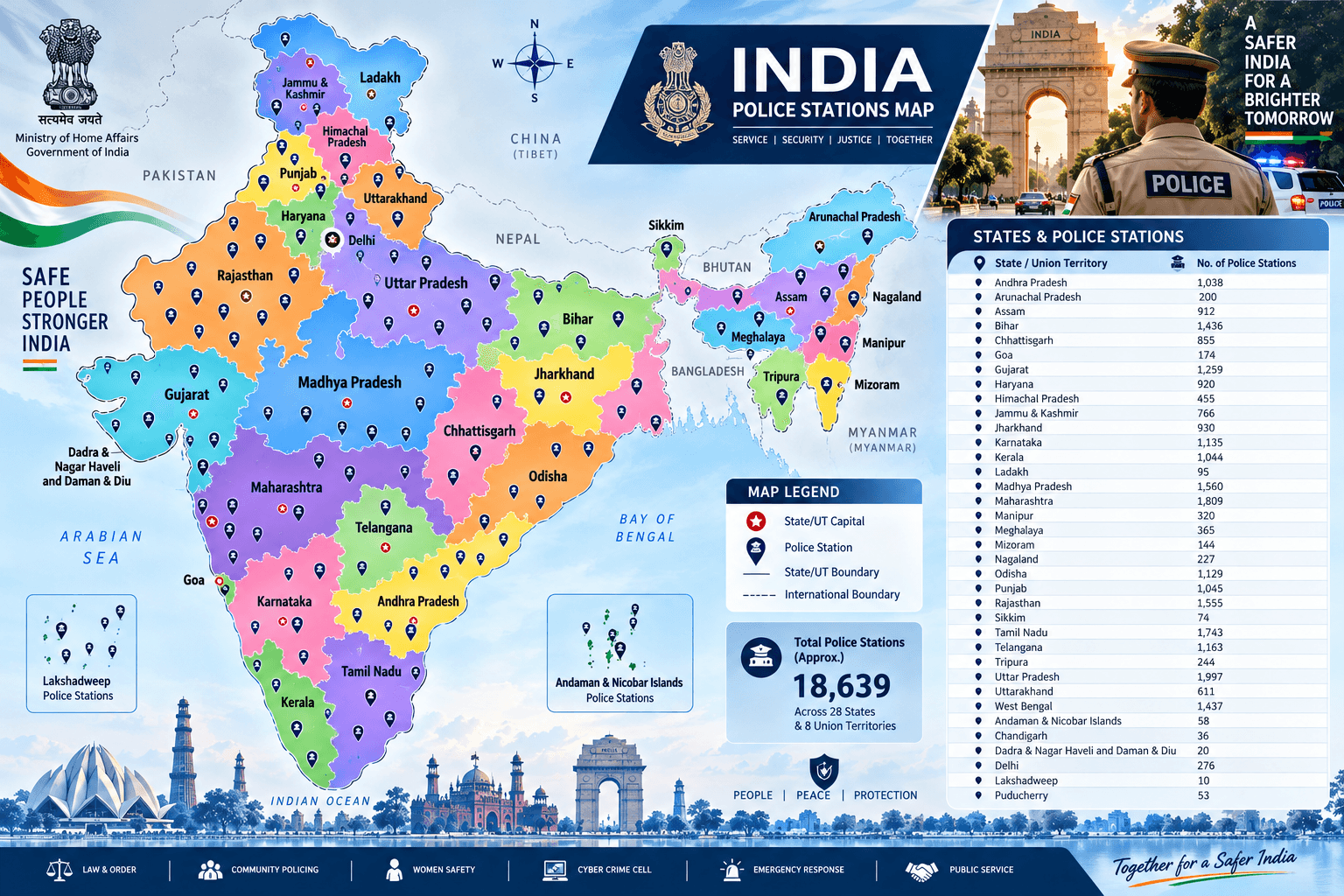 Police stations map Krishna