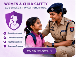 Women and child safety helplines in Kakinada